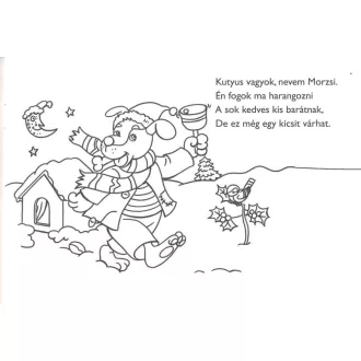 Kifestőfüzet ovisoknak - Morzsi karácsonya