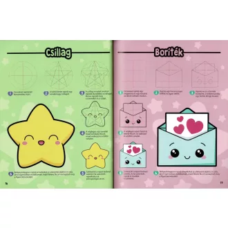 Manga karakterek kawaii stílusban