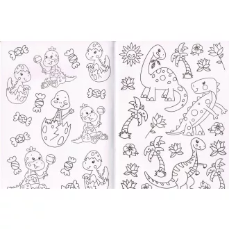 Gyémántos kifestő - Dinoszauruszok