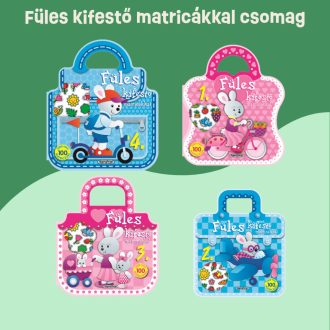 Füles kifestő matricákkal csomag