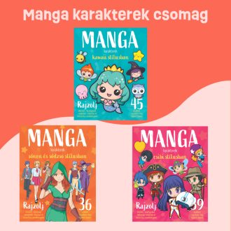 Manga karakterek csomag