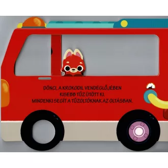 Utazz velünk a tűzoltóautón - hangmodulos könyv