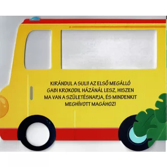 Utazz velünk az iskolabuszon - hangmodulos könyv