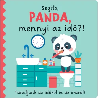 Segíts, Panda, mennyi az idő?! - Óriás puzzle