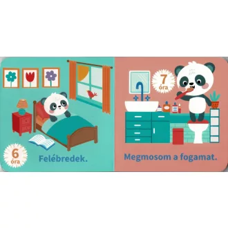 Segíts, Panda, mennyi az idő?! - Óriás puzzle