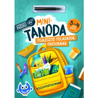 Minitanoda letörölhető filccel - 3-4 éves kortól