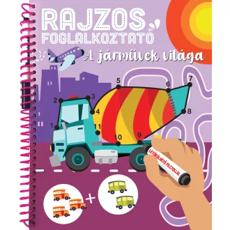 Rajzos foglalkoztató - A járművek világa