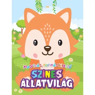 Matricás, formás kifestő - Színes állatvilág 