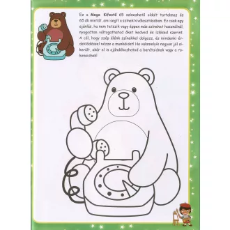 Mega színező - Maci és barátai 