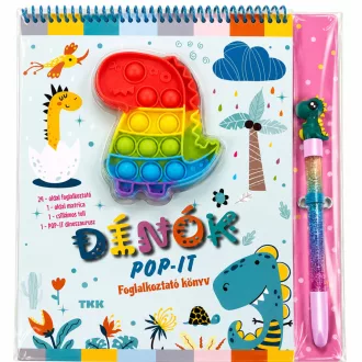 Pop-it foglalkoztató könyv - Dínók